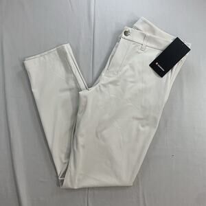 Lululemon Pants Mens 34x32 Beige ABC Slim Fit Trouser Warpstreme Stretch Golf